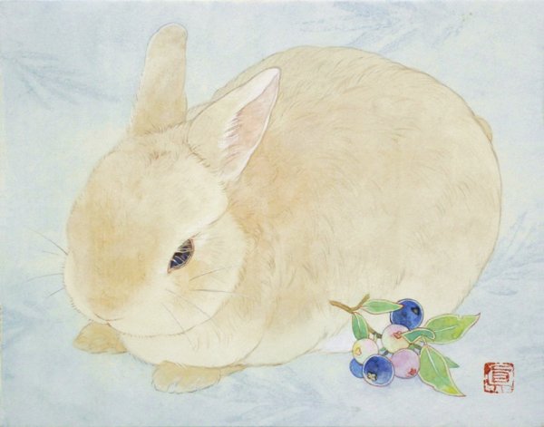 画像1: 河本真里　藍 (1)