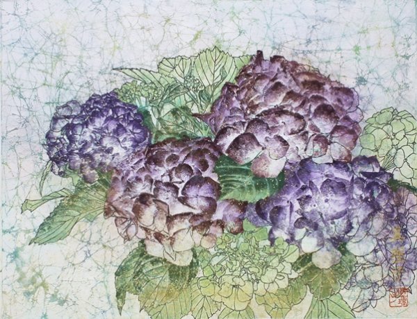 画像1: 宮下真理子　花暦　水無月 (1)